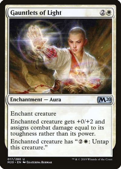 Gauntlets of Light Core Set 2020 Magic card