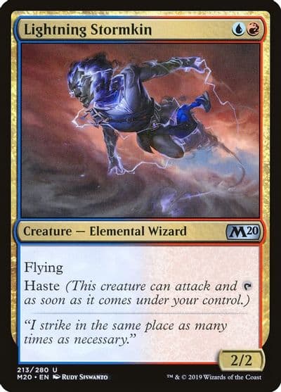 Lightning Stormkin Core Set 2020 Magic card