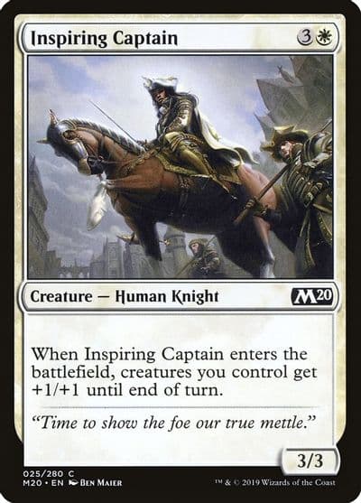 Inspiring Captain Core Set 2020 Magic card