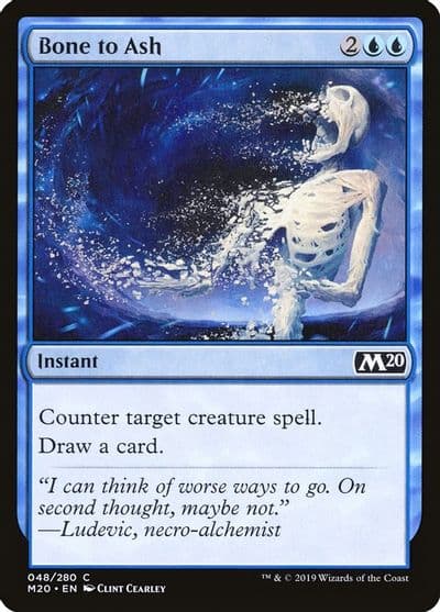 Bone to Ash Core Set 2020 Magic card