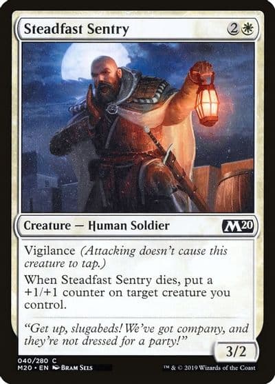 Steadfast Sentry Core Set 2020 Magic card