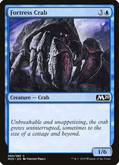 Fortress Crab Core Set 2020 Magic card