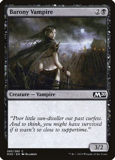 Barony Vampire Core Set 2020 Magic card