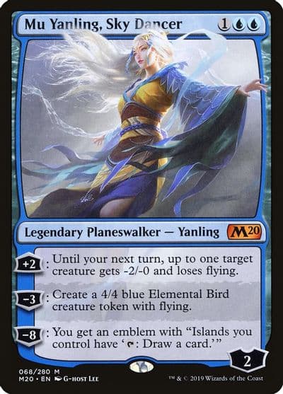 Mu Yanling Sky Dancer Core Set 2020 Magic card