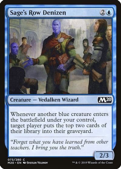 Sages Row Denizen Core Set 2020 Magic card