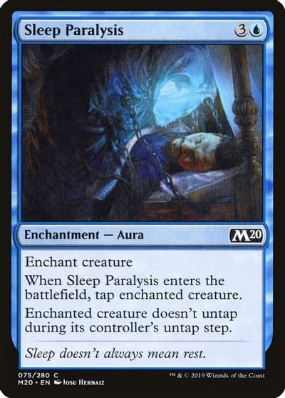 Sleep Paralysis Core Set 2020 Magic card