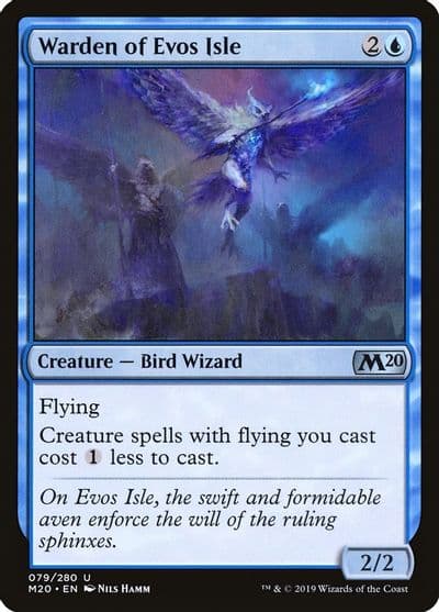 Warden of Evos Isle Core Set 2020 Magic card