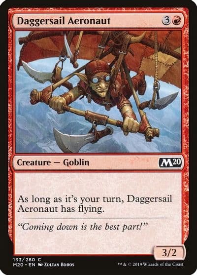 Daggersail Aeronaut Core Set 2020 Magic card