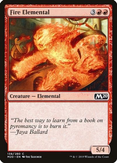 Fire Elemental Core Set 2020 Magic card