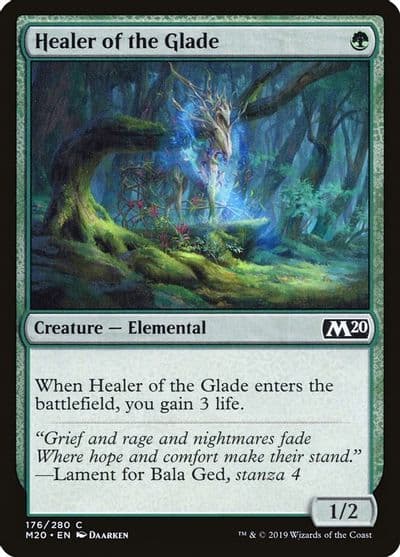 Healer of the Glade Core Set 2020 Magic card