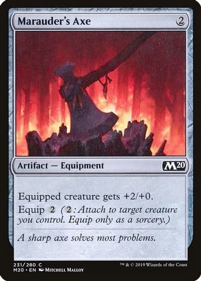 Marauders Axe Core Set 2020 Magic card