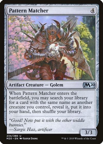 Pattern Matcher Core Set 2020 Magic card