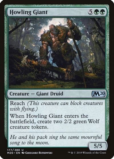 Howling Giant Core Set 2020 Magic card