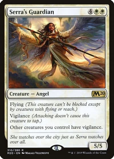 Serras Guardian Core Set 2020 Magic card