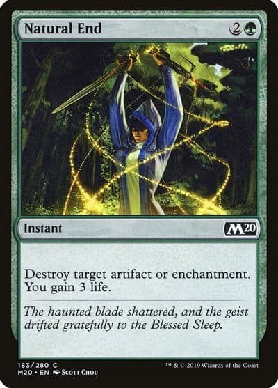 Natural End Core Set 2020 Magic card