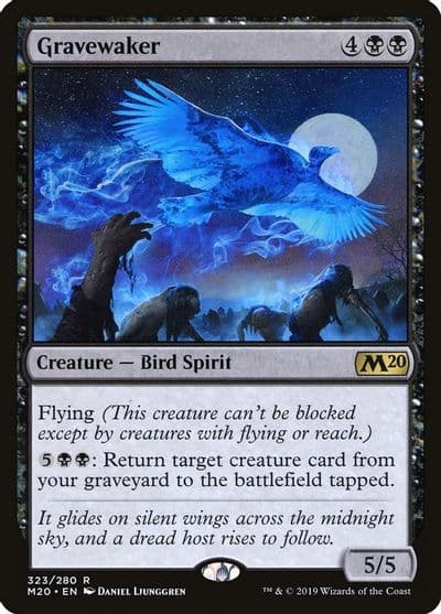 Gravewaker Core Set 2020 Magic card