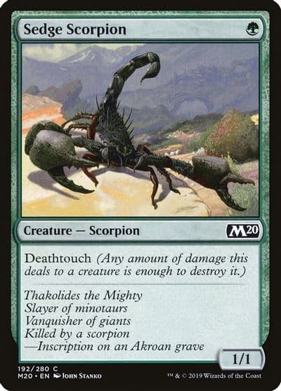 Sedge Scorpion Core Set 2020 Magic card