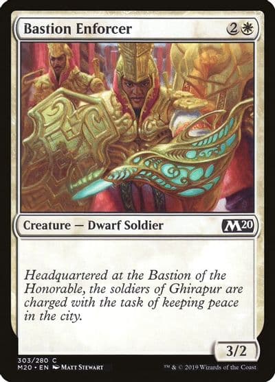 Bastion Enforcer Core Set 2020 Magic card