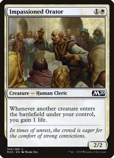 Impassioned Orator Core Set 2020 Magic card