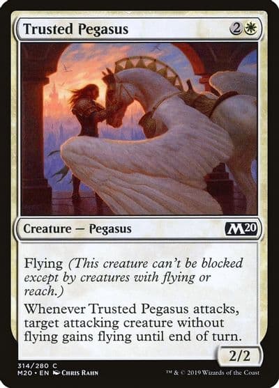 Trusted Pegasus Core Set 2020 Magic card