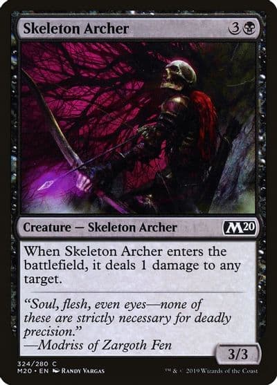 Skeleton Archer Core Set 2020 Magic card