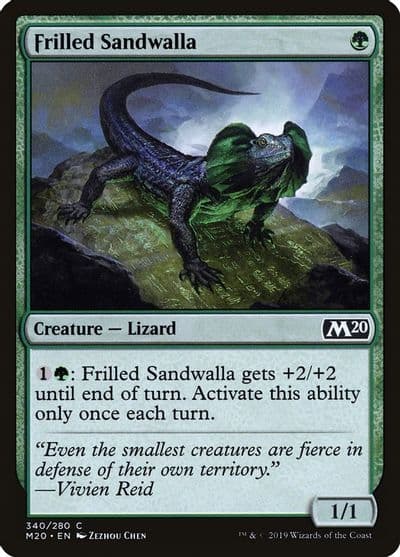 Frilled Sandwalla Core Set 2020 Magic card