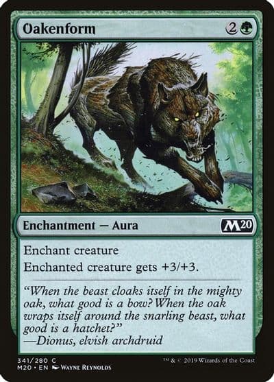 Oakenform Core Set 2020 Magic card