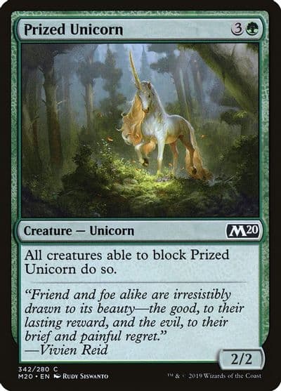 Prized Unicorn Core Set 2020 Magic card