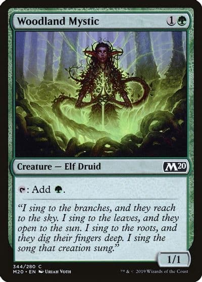 Woodland Mystic Core Set 2020 Magic card