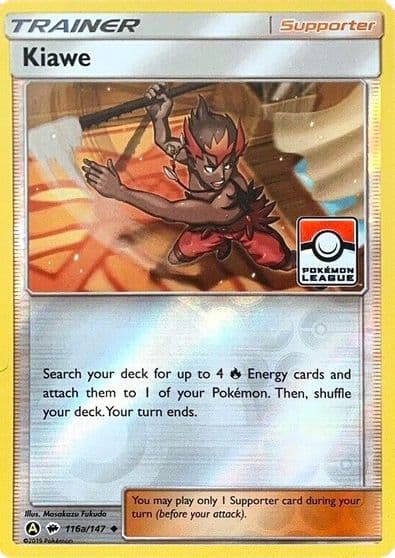 Kiawe - 116a/147 (Pokemon League) League & Championship Cards Pokemon card