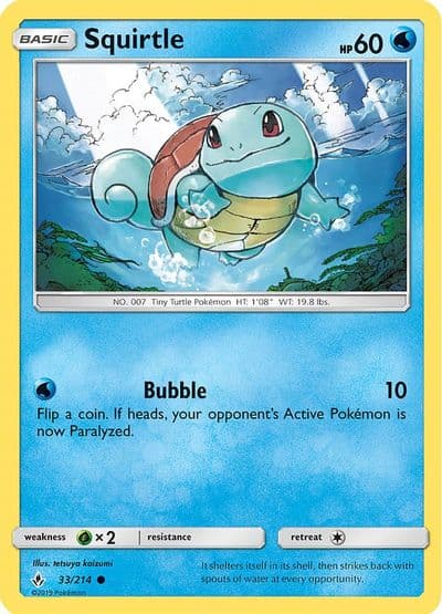 Squirtle (Premium Collection Promo) Blister Exclusives Pokemon card