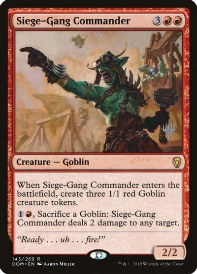 Siege Gang Commander Promo Pack: Core Set 2020 Magic card