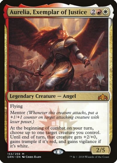 Aurelia Exemplar of Justice Promo Pack: Core Set 2020 Magic card