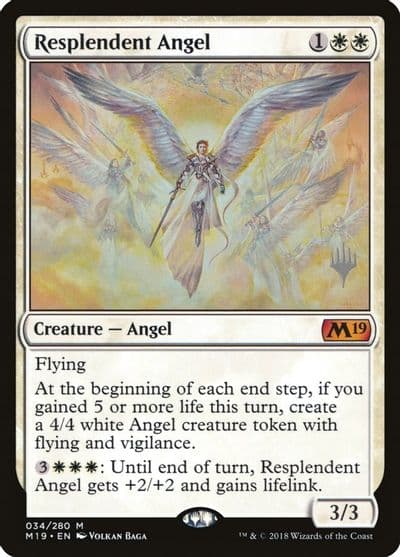 Resplendent Angel Promo Pack: Core Set 2020 Magic card