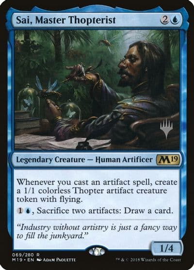 Sai Master Thopterist Promo Pack: Core Set 2020 Magic card