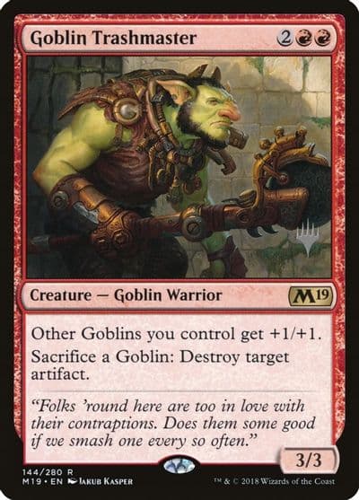 Goblin Trashmaster Promo Pack: Core Set 2020 Magic card