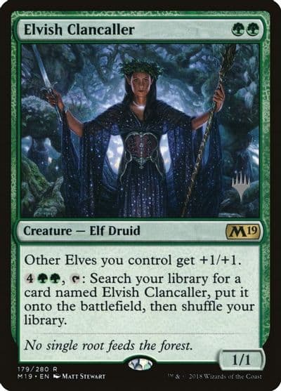 Elvish Clancaller Promo Pack: Core Set 2020 Magic card