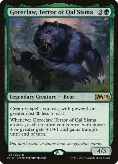 Goreclaw Terror of Qal Sisma Promo Pack: Core Set 2020 Magic card