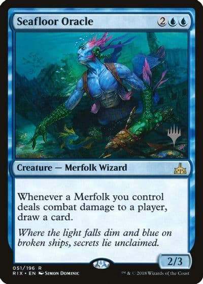 Seafloor Oracle Promo Pack: Core Set 2020 Magic card
