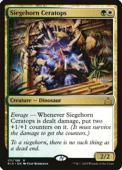 Siegehorn Ceratops Promo Pack: Core Set 2020 Magic card