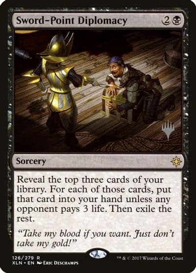 Sword Point Diplomacy Promo Pack: Core Set 2020 Magic card