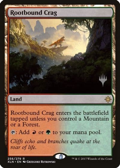 Rootbound Crag Promo Pack: Core Set 2020 Magic card