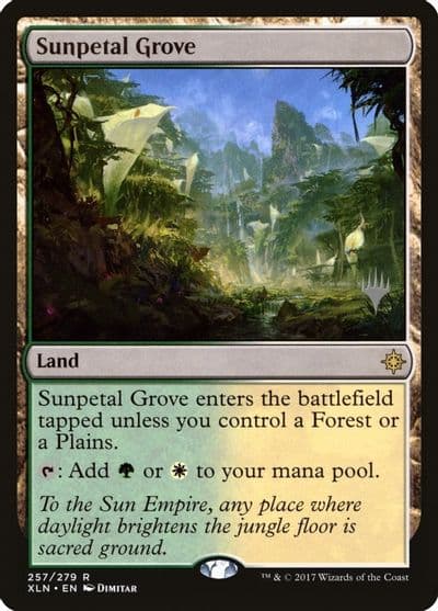 Sunpetal Grove Promo Pack: Core Set 2020 Magic card