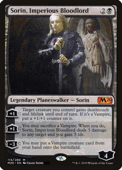 Sorin Imperious Bloodlord Promo Pack: Core Set 2020 Magic card