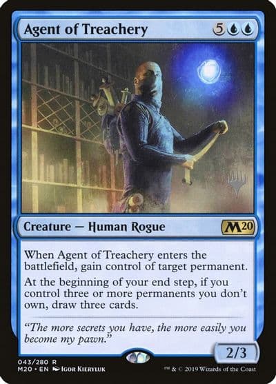 Agent of Treachery Promo Pack: Core Set 2020 Magic card