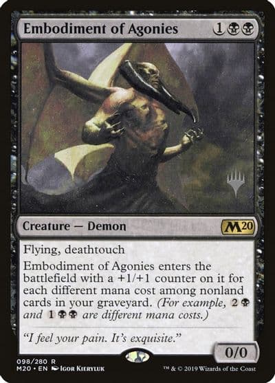 Embodiment of Agonies Promo Pack: Core Set 2020 Magic card