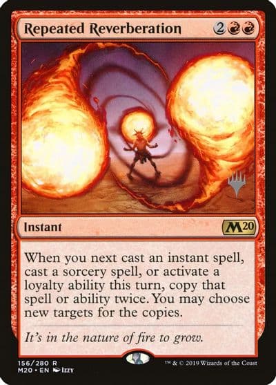 Repeated Reverberation Promo Pack: Core Set 2020 Magic card