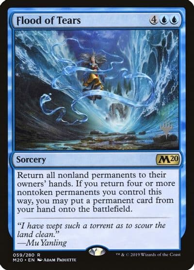 Flood of Tears Promo Pack: Core Set 2020 Magic card