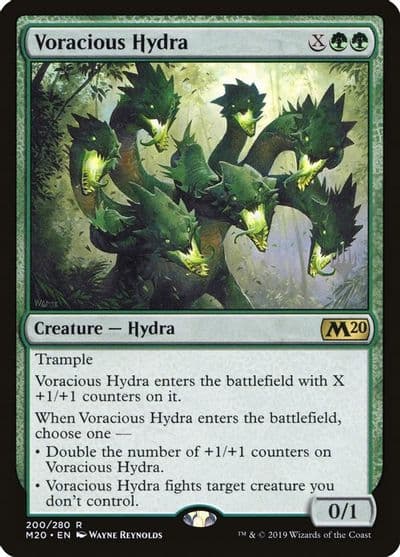 Voracious Hydra Promo Pack: Core Set 2020 Magic card