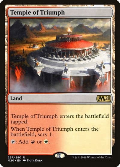 Temple of Triumph Promo Pack: Core Set 2020 Magic card